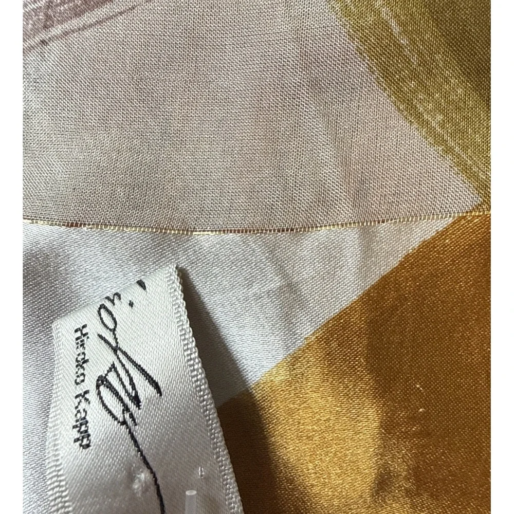 Hiriko Kapp Vintage Silk  Scarf Made In Japan 35